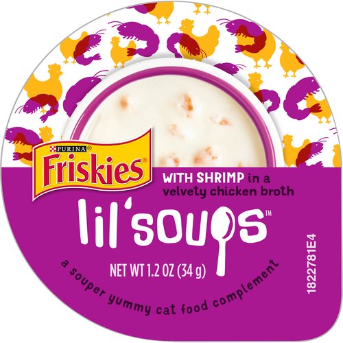 Friskies Natural Lil' Soups with Shrimp in Chicken Broth