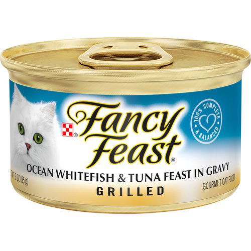 Fancy Feast Cat Food, Whitefish & Tuna