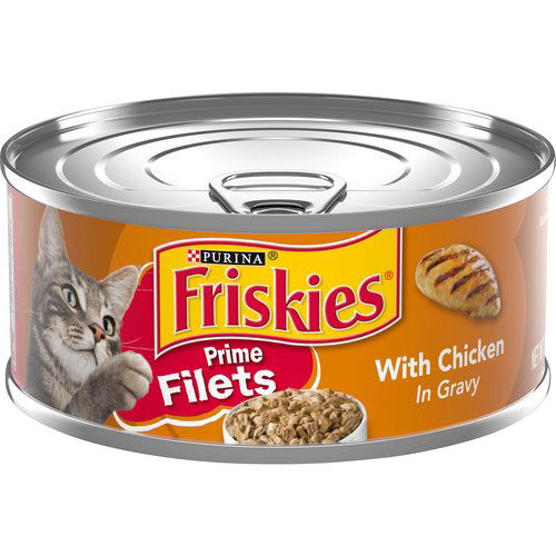 Friskies Gravy Wet Cat Food, Prime Filets with Chicken