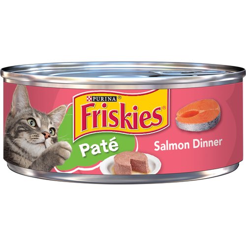 Purina Friskies Pate Wet Cat Food, Salmon Dinner