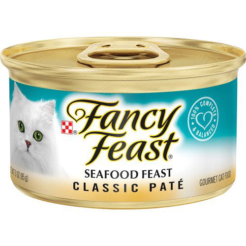 Fancy Feast Pate Wet Cat Food, Seafood