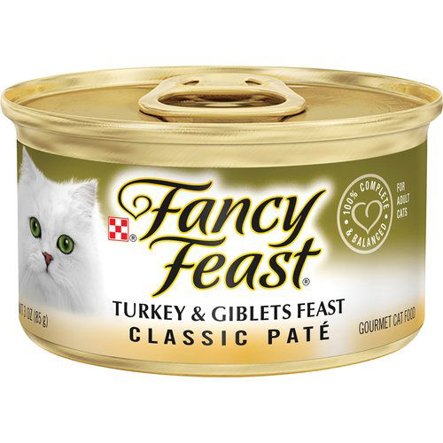 Purina Fancy Feast Cat Food, Turkey & Giblets Feast