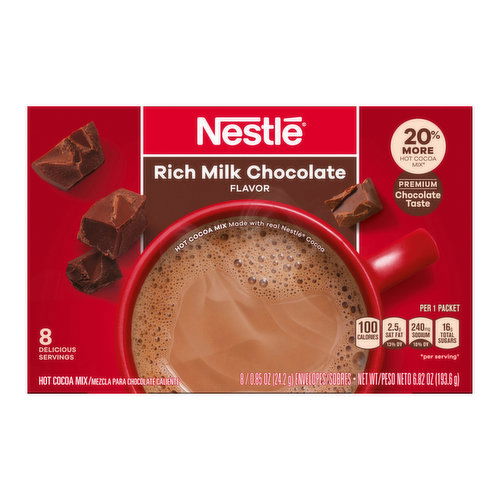 Nestle Rich Milk Chocolate Flavor Hot Cocoa Mix