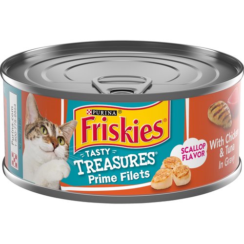 Friskies Tasty Treasures Cat Food, Chicken