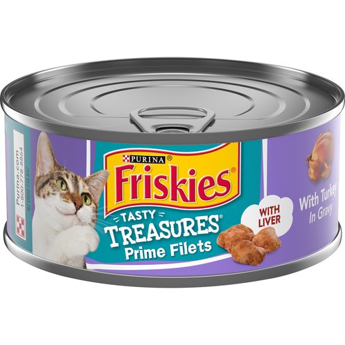 Friskies Tasty Treasures Cat Food, Turkey
