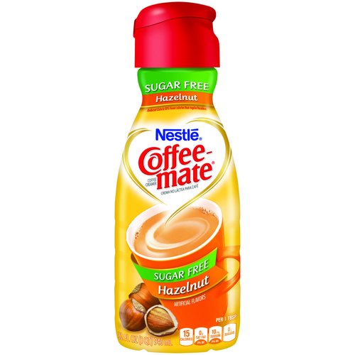 Coffee Mate Hazelnut Liquid Creamer, Sugar Free