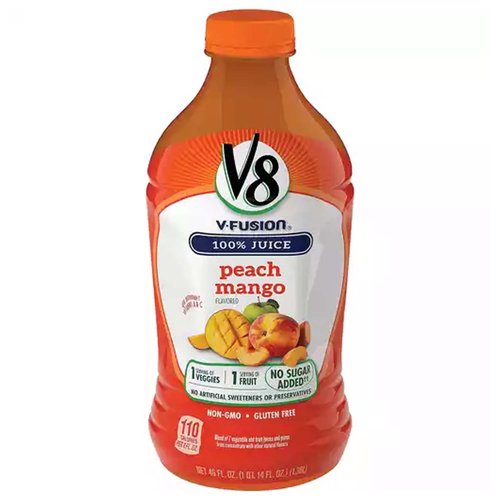 V8 V-Fusion Juice, Peach Mango