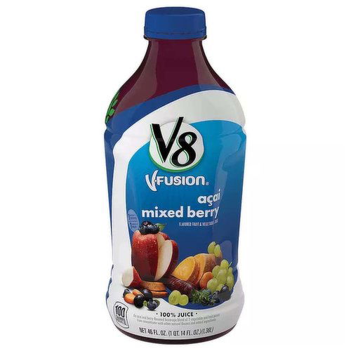 V8 V-Fusion Acai Mixed Berry, 46 Fl Oz