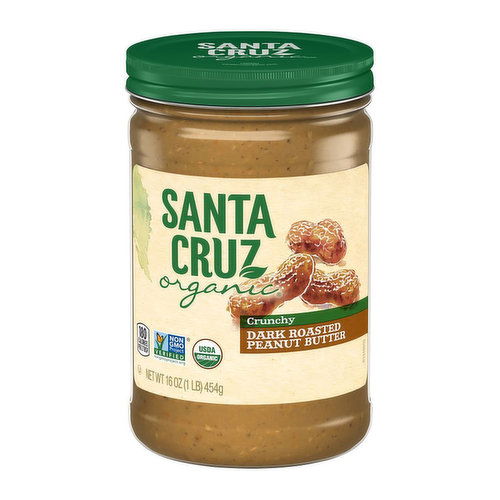 Santa Cruz Organic Peanut Butter Dark Roast Crunchy