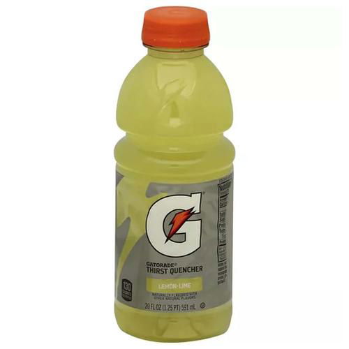Gatorade Thirst Quencher, Lemon-Lime, 20 Fl Oz