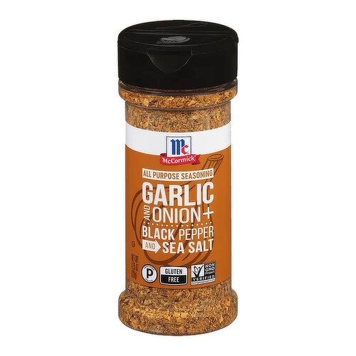 McCormick Garlic Onion Black Pepper Sea Salt All Purpose Seasoning