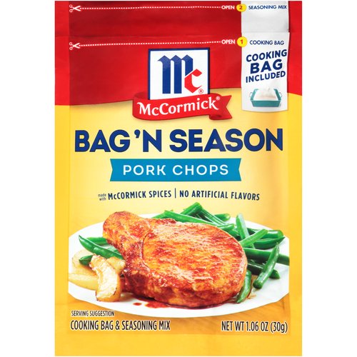 McCormick Bag 'n Season Pork Chops Cooking Bag