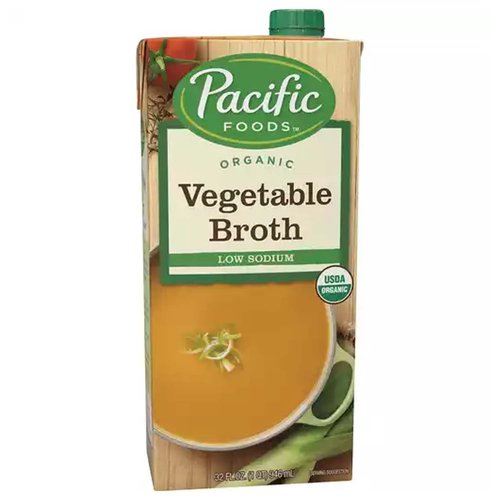 Pacific Foods Organic Vegetable Broth, Low Sodium