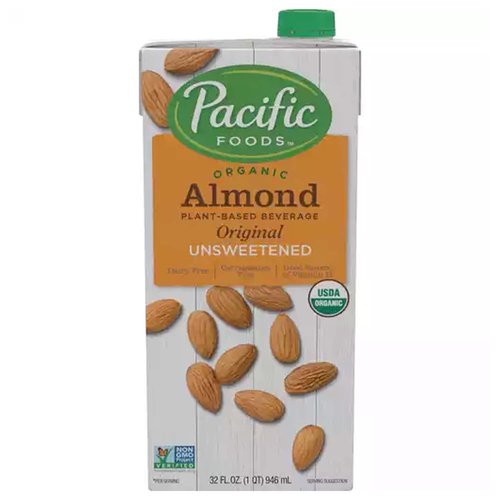 Pacific Organic Almondmilk, Unsweetened