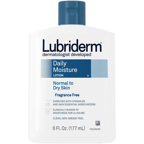 Lubriderm Lotion, Daily Moisture Fragrance Free