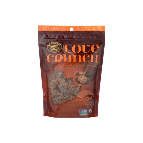 Love Crunch Organic Granola, Dark Chocolate & Peanut Butter