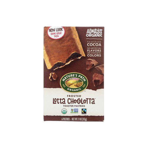 Natures Path Organic Toaster Pastries, Frosted Lotta Chocolotta