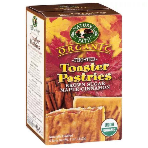 Natures Path Organic Toaster Pastries, Frosted Mmmaple Brown Sugar