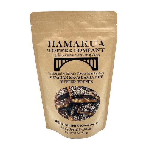 Hamakua Hawaiian Macadamia Nut Butter Toffee