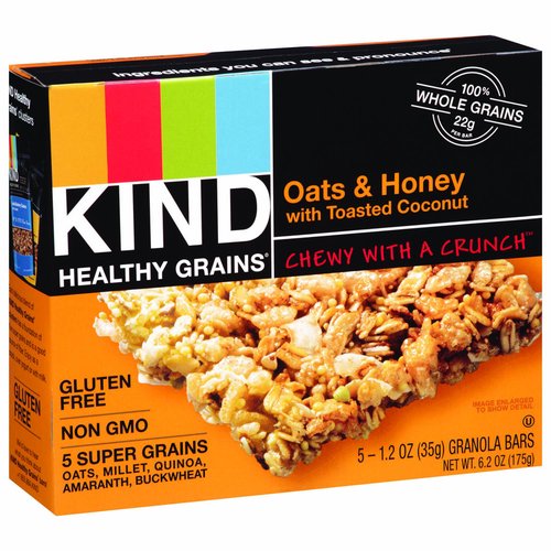 Kind Oats & Honey with Toasted Coconut Bars