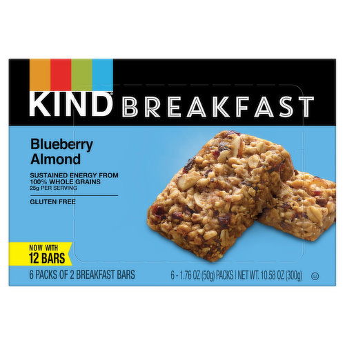 Kind Breakfast Bars Blueberry Almond