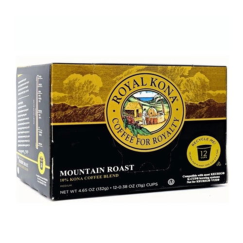 Royal Kona Mountain Roast Single Serve Coffee Pods