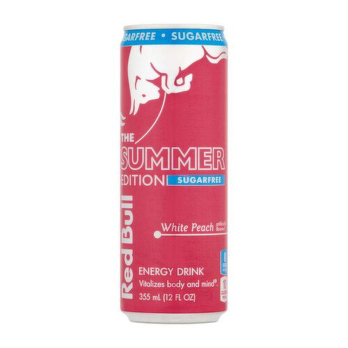 Red Bull Summer Edition Sugarfree White Peach