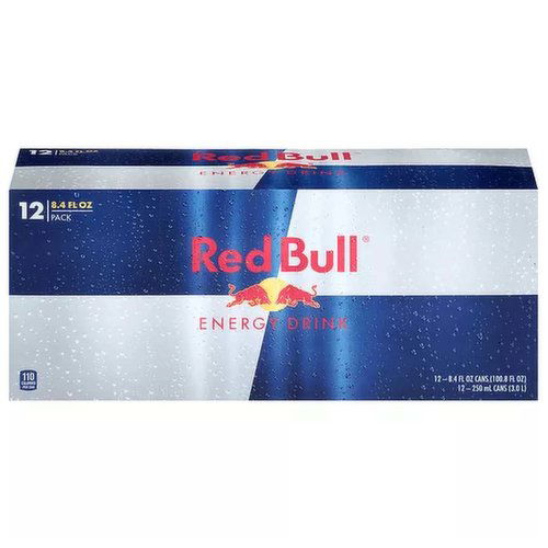 Red Bull Energy Drink, 8.4 Fl Oz (Pack of 12)