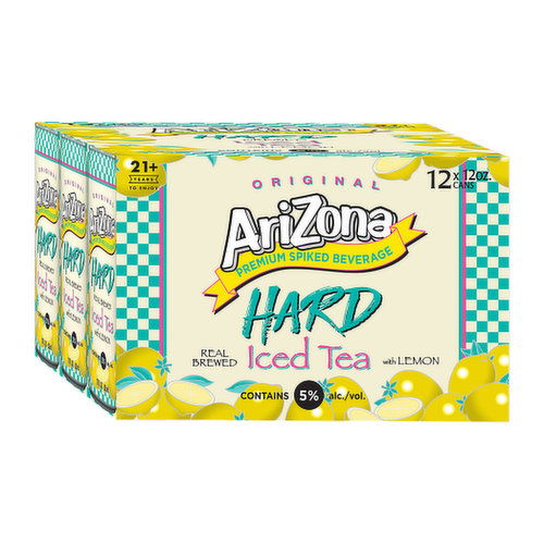 Arizona Hard Lemon Iced Tea (12-pack)