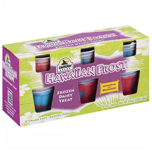 Samurai Hawaiian Frost Sherbet, Strawberry & Vanilla