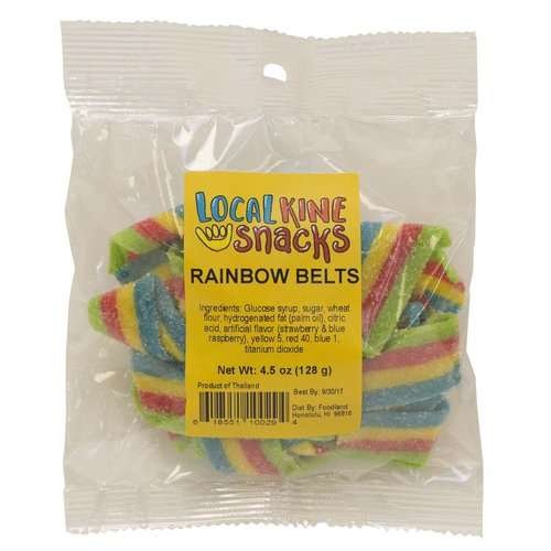 Local Kine Snacks, Rainbow Belt