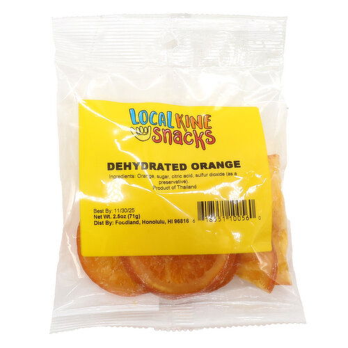Local Kine Snacks Dehydrated Orange