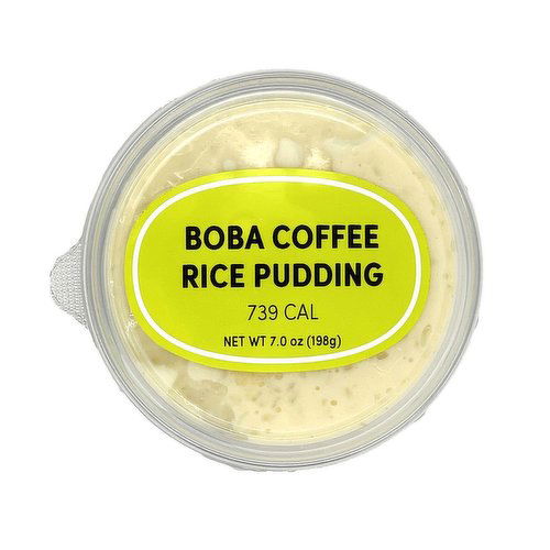 Boba Coffee Rice Pudding