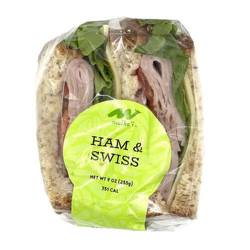 Maika'i Ham & Swiss Sandwich