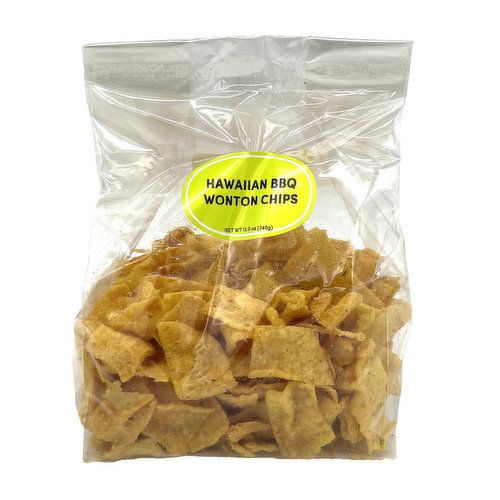 Hawaiian BBQ Wonton Chips