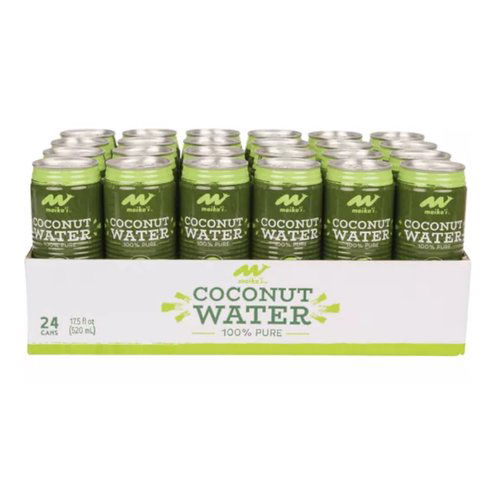 Maika`i 100% Pure Coconut Water, Cans (Pack of 24)