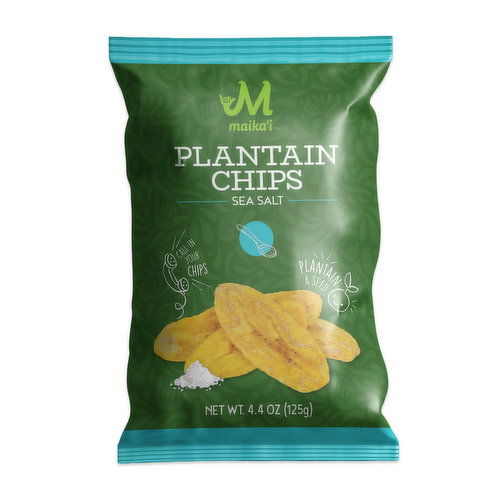 Maika`i Sea Salt Plantain Chips