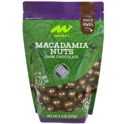 Maika`i Dark Chocolate Macadamia Nuts