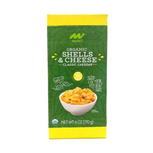 Maika`i Organic Mac & Cheese Shells