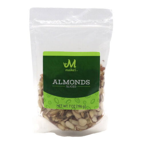 Maika`i Sliced Almonds Raw