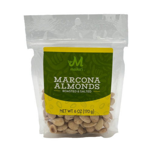 Maika`i Roasted Salted Marcona Almonds