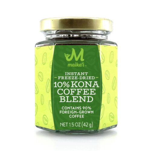 Maika`i 10% Freeze Dried Kona Coffee