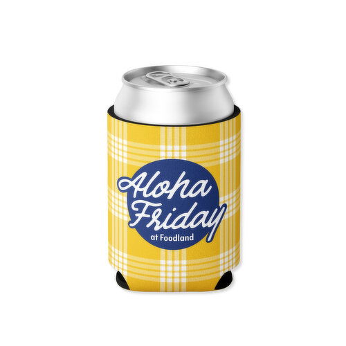 Aloha Friday Koozie Yellow