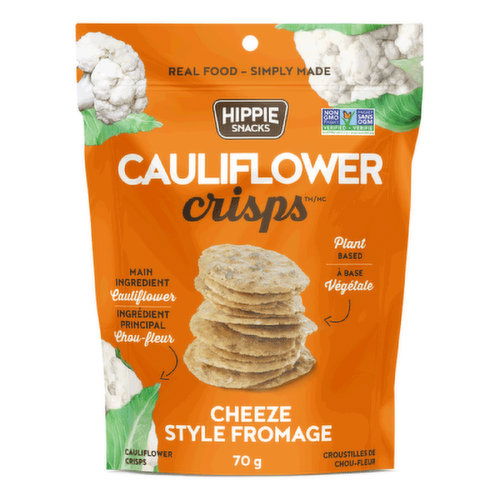 Hippie Snacks Cauliflower Crisps Cheeze