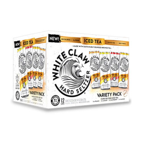 White Claw Ice Tea Variety (Pack of 12)