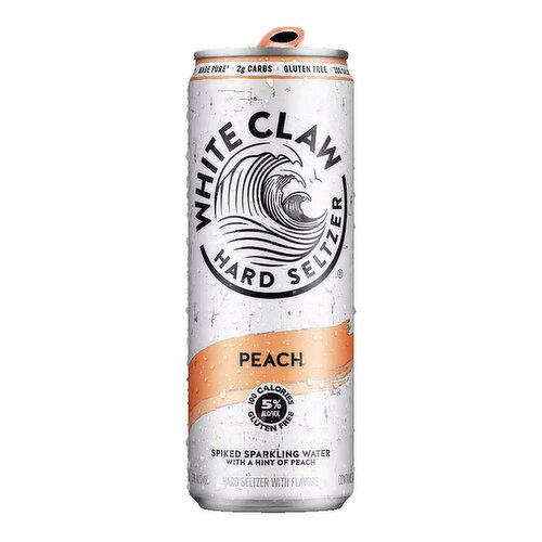 White Claw Hard Seltzer Peach (6-pack)