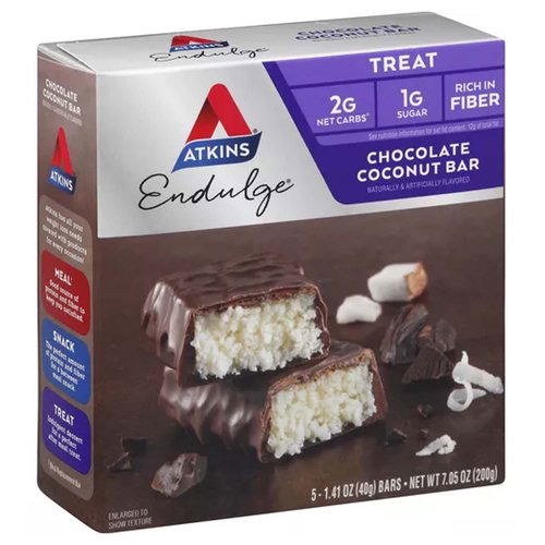 Atkins Endulge Chocolate Coconut Bar - 5/1.4 Oz