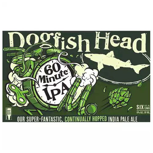 Dogfish Head 60 Minute IPA, Cans (6-pack)