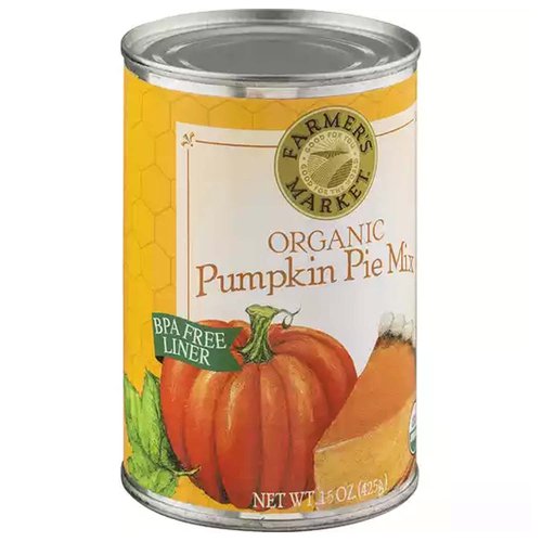 Farmer's Market Organic Pumpkin Pie Mix