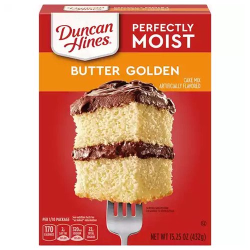 Duncan Hines Cake Mix, Golden Butter Recipe
